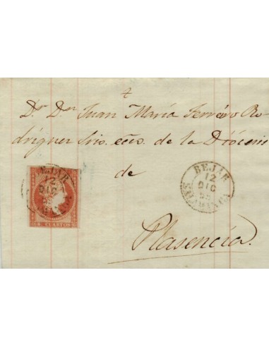 FA4028. 1855, Carta de Bejar a Plasencia
