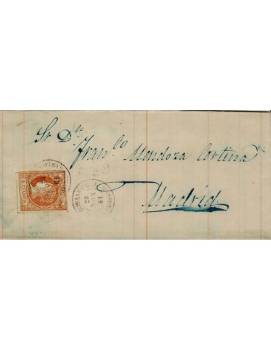 FA4038. 18619, Carta de San Vicente de la Barquera a Madrid