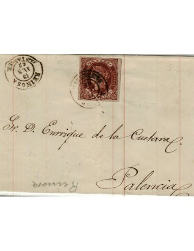 FA4039. 1863, Carta de Reinosa a Palencia