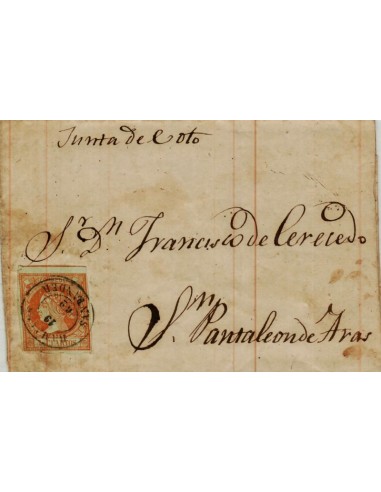 FA4040. 1860, Carta de Ramales a San Pantaleon de Aras