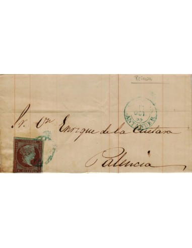 FA4041. 1855, Carta de Reinosa a Palencia