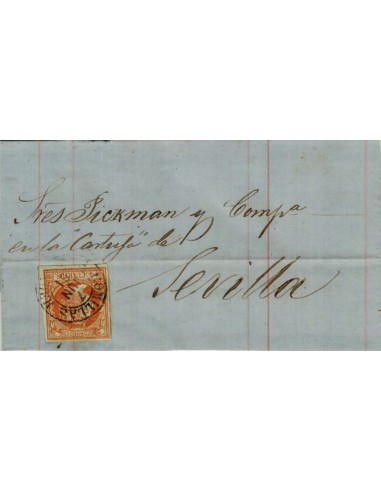 FA4042. 1861, Carta de Comillas a Sevilla