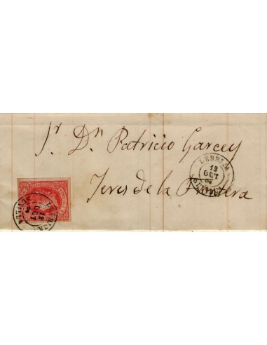 FA4045. 1864, Carta de Lebrija a Jerez de la Frontera