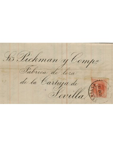 FA4059. 1885, Carta dirigida a Sevilla
