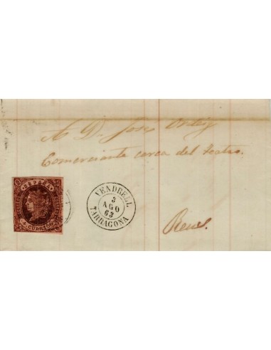 FA4074. 1863, Carta de Vendrell a Reus