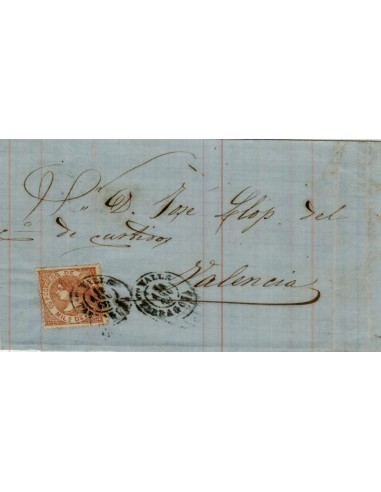 FA4077. 1868, Carta de Valls a Valencia