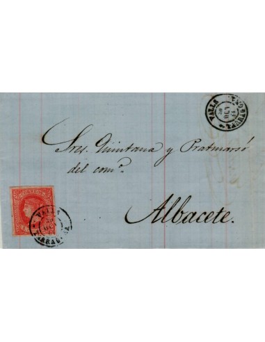FA4080. 1864, Carta de Valls a Albacete