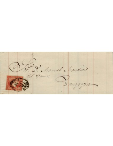 FA4083. 1859, Carta de Valls a Zaragoza