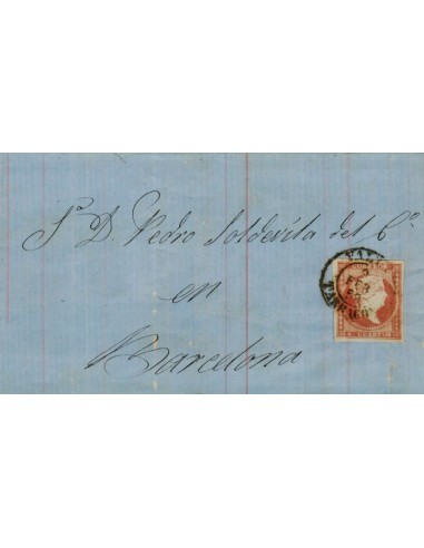FA4084. 1859, Carta de Valls a Barcelona