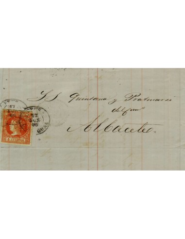 FA4090. 1860, Carta de Reus a Albacete