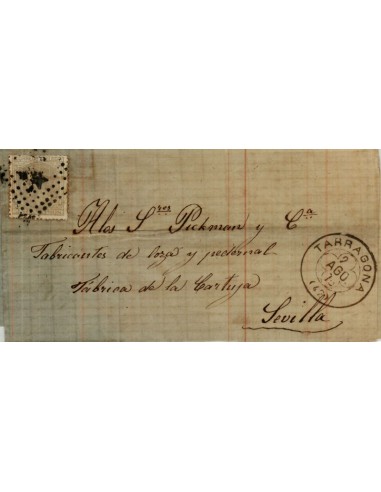FA4094. 1875, Carta de Tarragona a Sevilla