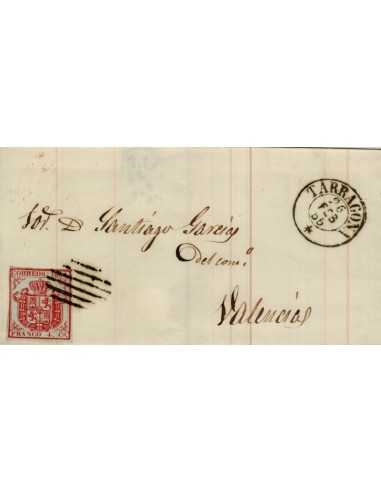 FA4095. 1855, Carta de Tarragona a Valencia