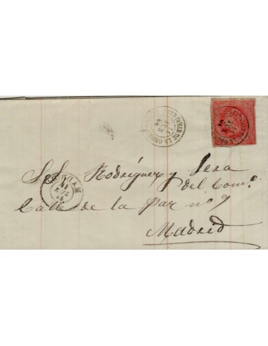 FA4101. 1864, Carta de Quintanar de la Orden a Madrid