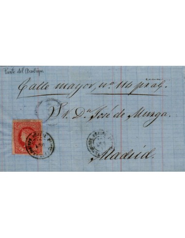 FA4102. 1864, Carta de Puente del Arzobispo a Madrid