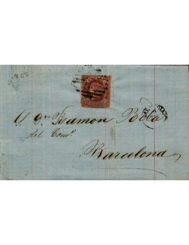FA4109. 1862, Carta de Valencia a Barcelona