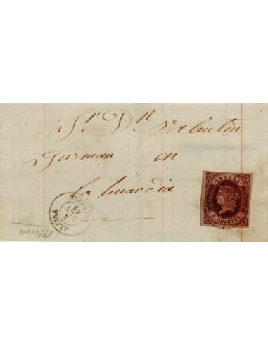 FA4110. 1863, Carta de Alcira a La Guardia