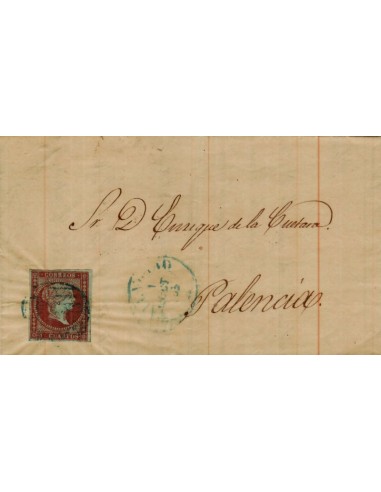 FA4113. 1855, Carta de Valladolid a Palencia