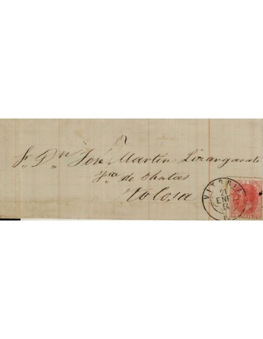 FA4118. 1884, Carta de Vitoria a Tolosa
