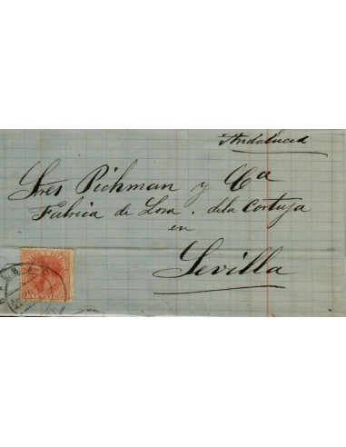 FA4121. 1882, Carta de Bilbao a Sevilla
