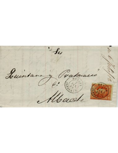 FA4129. 1862, Carta de Hellin a Albacete