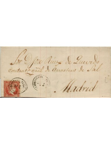 FA4130. 1858, Carta de Villarrobledo a Madrid