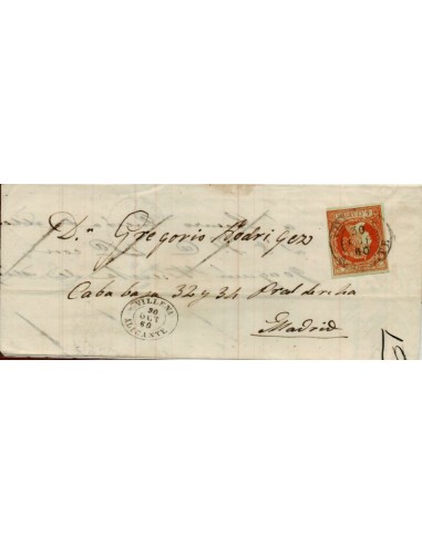 FA4134. 1860, Carta de Villena a Madrid