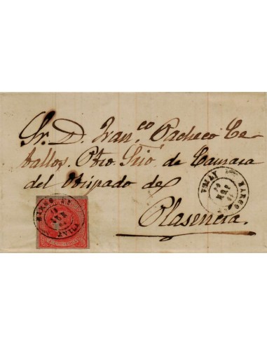 FA4143. 1864, Carta de Barco de Avila a Plasencia