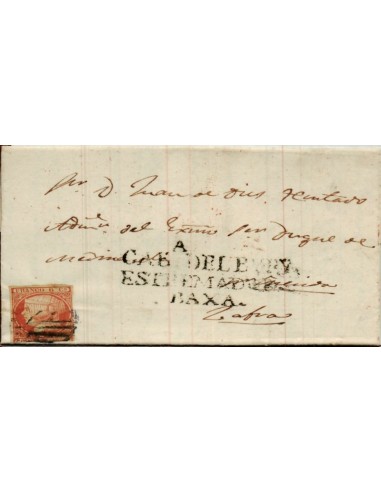 FA4144. 1852, Carta de Cabeza del Buey a Zafra
