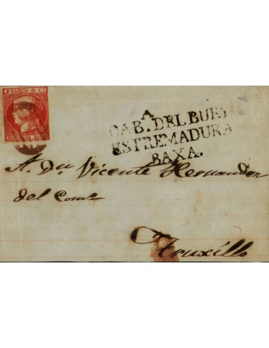 FA4147. 1852, Carta de Cabeza del Buey a Trujillo