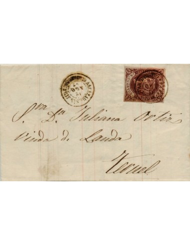 FA4152. 1862, Carta de Alcazar de San Juan a Teruel