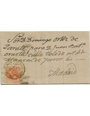 FA4153. 1883, Carta de Valdepeñas a Madrid
