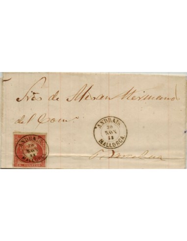FA4157. 1858, Carta de Andraix a Barcelona