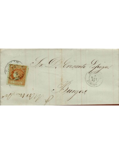 FA4165. 1861, Carta de Briviesca a Burgos