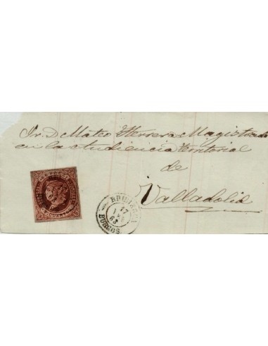 FA4167. 1863, Carta de Briviesca a Valladolid