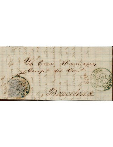 FA4183. 1879, Carta de Vinaroz a Barcelona