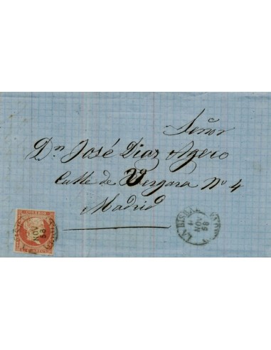 FA4231. 1858, Carta de La Bisbal a Madrid