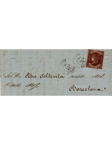 FA4233. 1863, Carta de Olot a Barcelona