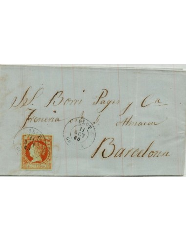FA4234. 1860, Carta de Olot a Barcelona
