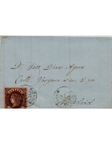 FA4238. 1863, Carta de Palamos a Madrid