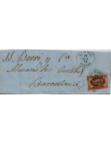 FA4246. 18639, Carta de La Bisbal a Barcelona