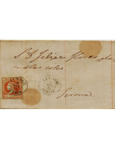 FA4247. 1861, Carta de La Bisbal a Gerona