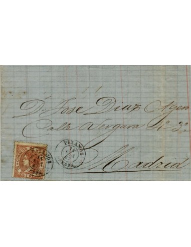FA4252. 1867, Carta de Palamos a Madrid