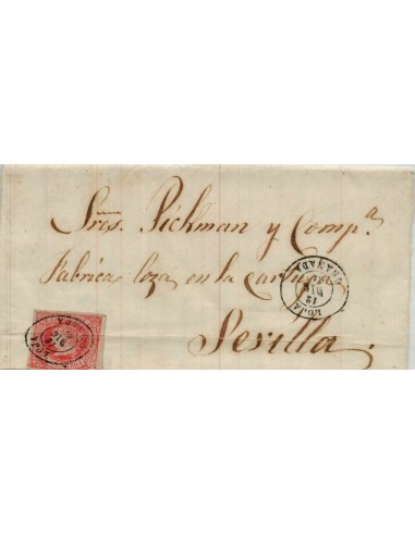 FA4258. 1864, Carta de Loja a Sevilla