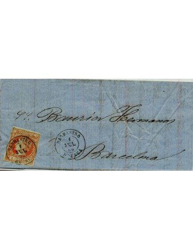 FA4279. 1860, Carta de Barbastro a Barcelona
