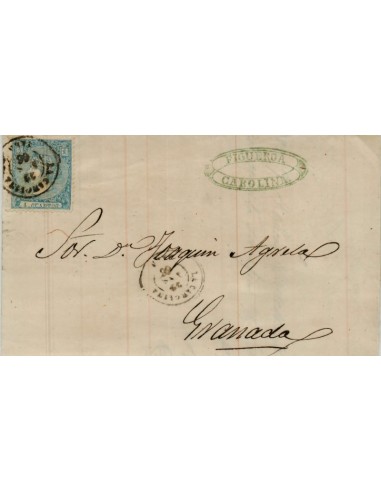 FA4280. 1866, Carta de La Carolina a Granada