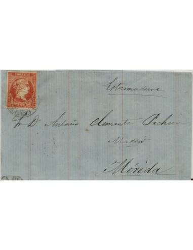 FA4305. 1858, Carta de Cervera del Rio Alhama a Merida