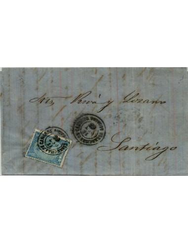 FA4306. 1866, Carta de Torrecilla de Cameros a Santiago