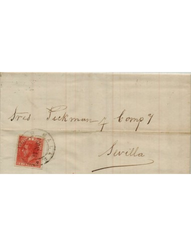 FA4328. 1885, Carta de Malaga a Sevilla