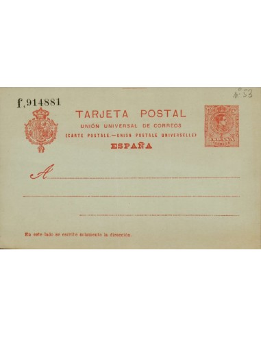 FA4457. Tarjeta postal inscripción UNION UNIVERSAL DE CORREOS