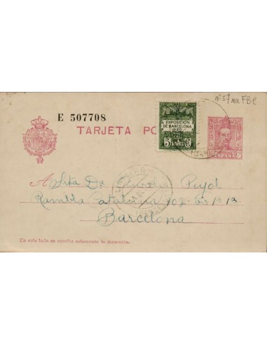 FA4482. 1929, Tarjeta postal de Molins de Rey a Barcelona